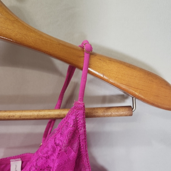 Urban Outfitters Pink Lace Corset with Underwire Support XL - Picture 6 of 8